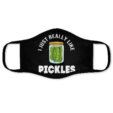 Discover Pickles Fermented Food Cucumber Pickle Face Masks