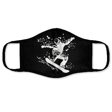 Discover Snowboarder Snowboard Snowboarding Face Masks