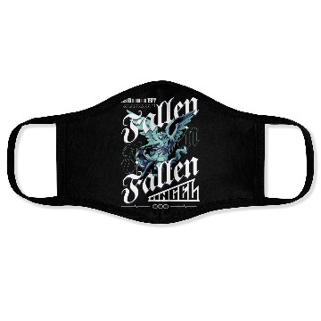 Discover Fallen Angel Face Masks Illustration