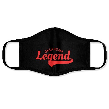 Discover Oklahoma Legend Face Masks