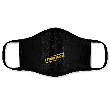 Discover Run Your Own Race Face Masks