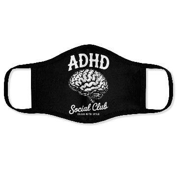 Discover Funny Adhd Awareness Face Masks