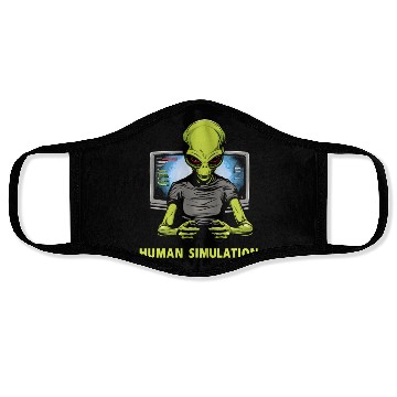Discover Human Simulation Face Masks Alien Earth Videogame