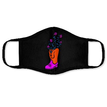 Discover Bad Gal cowboy boots Face Masks