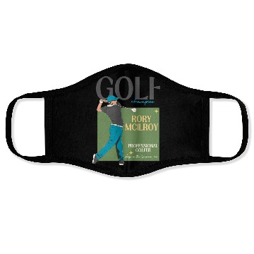 Discover Rory McIlroy Ireland Golf Face Masks Design