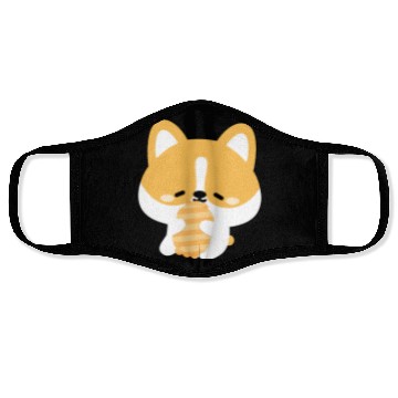 Discover Sleepy Corgi Face Masks