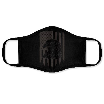 Discover American Eagle Artistic Flag Design Face Masks
