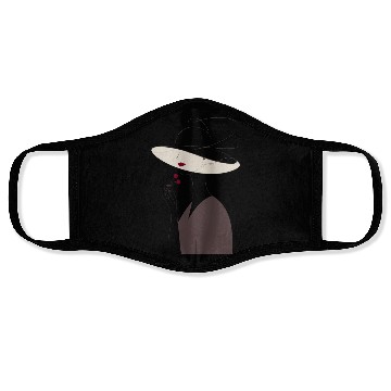 Discover Cherry Wine Lady Face Masks