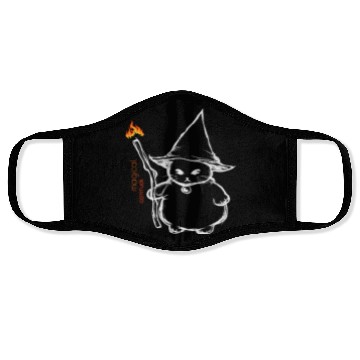 Discover Magic is my cattitude Face Masks