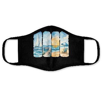 Discover Sailing Vibes – Feel the Ocean Face Masks