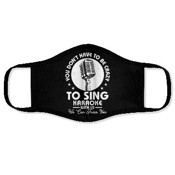 Discover Crazy To Sing Karaoke Singing Singer Face Masks