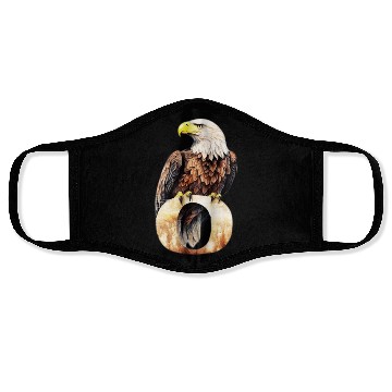 Discover EAGLE LETTER O Face Masks