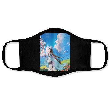 Discover Serene Blossom Anime Aesthetic Face Masks