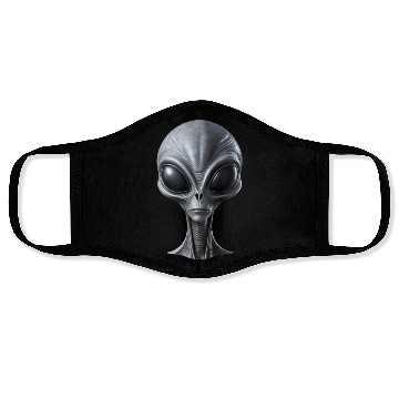Discover Realistic Grey Alien Extraterrestrial Being Face Masks