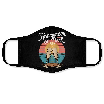 Discover Romantic Cruise Ocean Love Sunset Sail Couples Face Masks