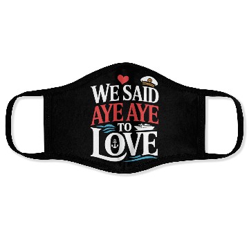 Discover Romantic Cruise Ocean Love Sunset Sail Couples Face Masks