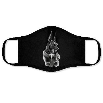 Discover Anubis Eclipse – Dark Pharaoh Warrior Design Face Masks