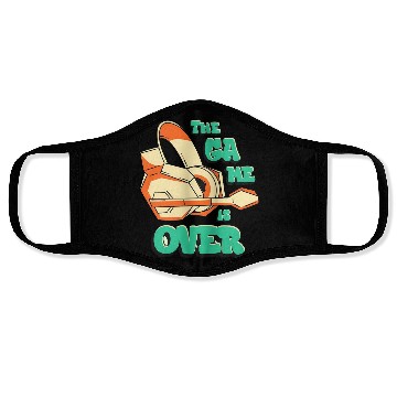 Discover The Game Is Over Gamer Face Masks – Funny Rage Quit
