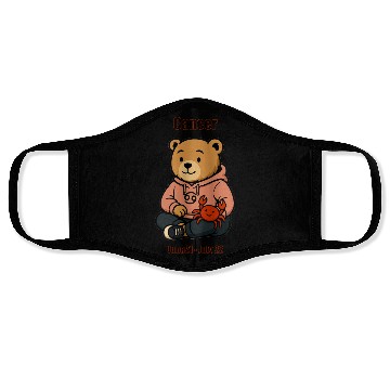 Discover Cancer Bear Face Masks