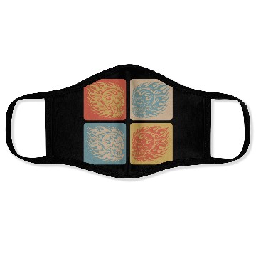 Discover Flaming Skull - Biker Face Masks