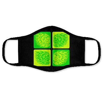 Discover Flaming Skull - Biker Face Masks