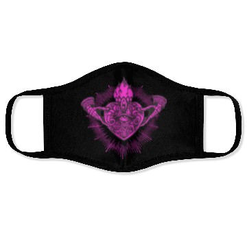 Discover Sacred Heart Claddagh Symbol Pink Face Masks
