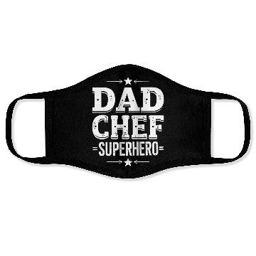 Discover Dad Chef Superhero – Papa Cook Father Face Masks