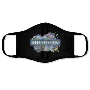 Discover Michigan Abstract Face Masks