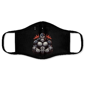 Discover Beast Gym Gorilla – High Contrast Face Masks"