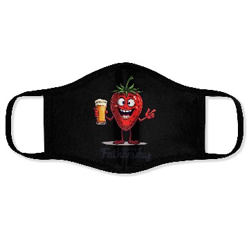 Discover Funny Strawberry for Father's Day with Beer Face Masks