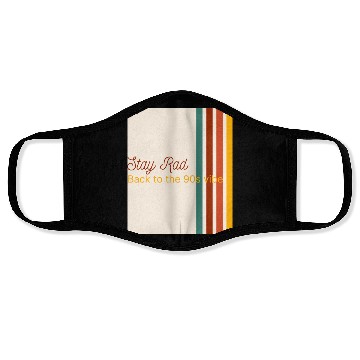 Discover Retro 90s vibe men's Face Masks