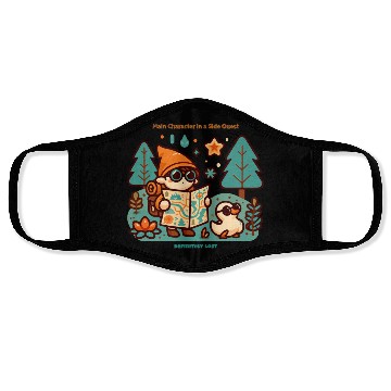 Discover Main Character in a Side Quest Face Masks