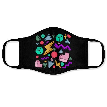 Discover 80s Aesthetic Vintage Retro Face Masks