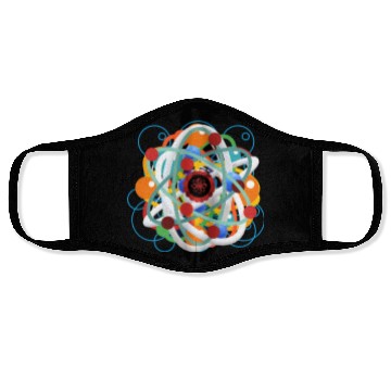 Discover Particle Physics Science Geek Face Masks