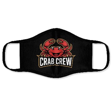 Discover Crab Crew Face Masks