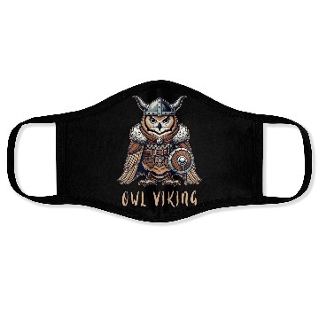 Discover Owl Viking - The Winged Warrior Face Masks