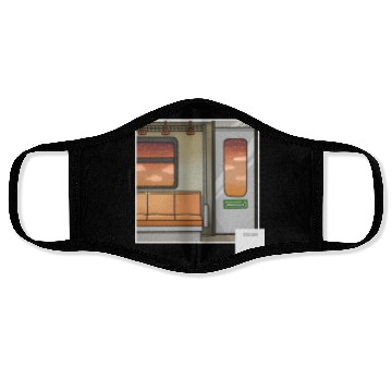 Discover Nowhere Train Urban Style Face Masks