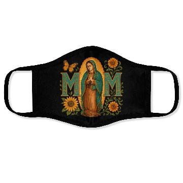 Discover Mexican Mom Mexican Heritage Virgen De Guadalupe Face Masks
