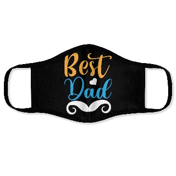 Discover Best Dad Bold Typography Face Masks