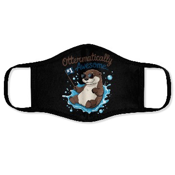Discover Ottermatically Awesome – Funny Otter Face Masks