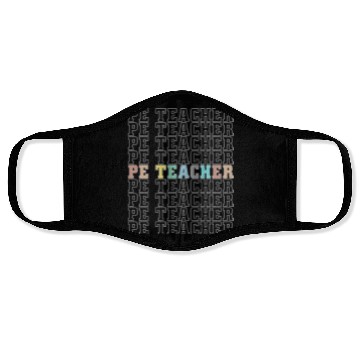 Discover PE Teacher Physical Education Back To School Face Masks