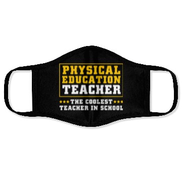 Discover Physical Education Teacher Sports Coach Face Masks