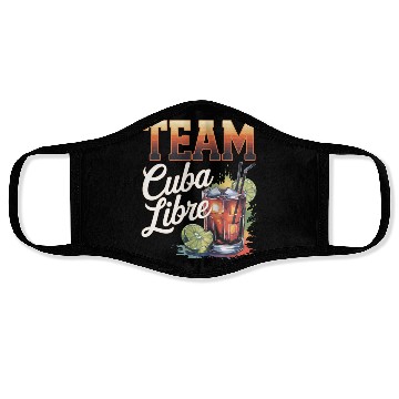 Discover Cocktail Bartender Team Cuba Libre Face Masks