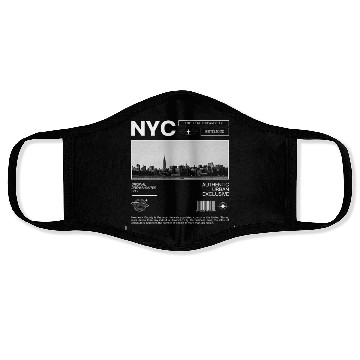 Discover New York City of Dreams, Iconic Skyline Face Masks