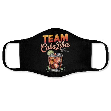 Discover Cocktail Bartender Team Cuba Libre Face Masks