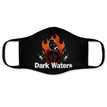 Discover Black Lotus Fire Rock Face Masks
