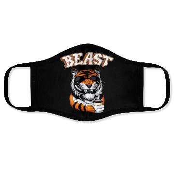 Discover Beast Tiger. Face Masks