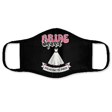 Discover Bride squad. Face Masks