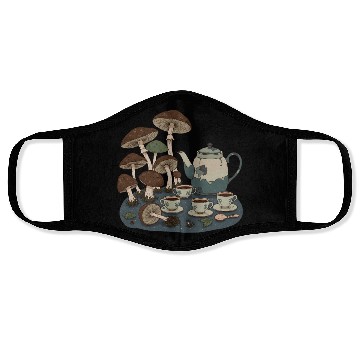 Discover Mushroom Tea Gathering Face Masks
