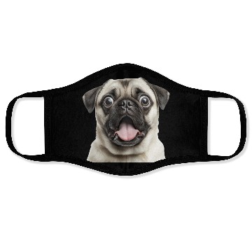 Discover pug Face Masks